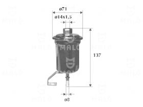 Akron Malò 1520200 - F CARB AVENSIS T22 1.6, 1.8