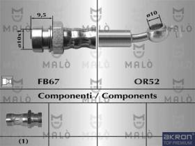 Akron Malò 80787 - T.FRE.POST.KIA RIO/TT ''00->