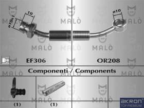 Akron Malò 80789 - T.FRE.ANT.DX KIA RIO2/TT 05>0