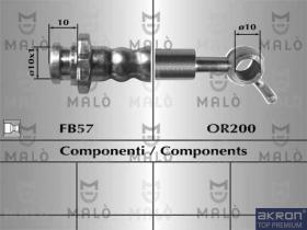 Akron Malò 80822 - T.FRE.POST.DX QASHQAI/TT 07>