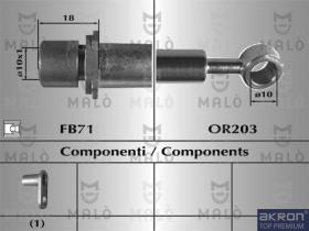 Akron Malò 80865 - T.FRE.ANT.SX FORESTER/TT 08>