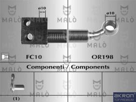 Akron Malò 80973 - T.FRE.ANT.DX CIVIC 7/TT 06->