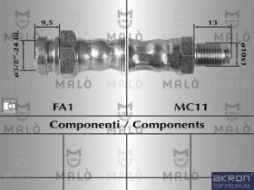 Akron Malò 8325 - T.FRENI ANT.PEUGEOT 204-304