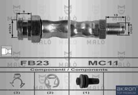 Akron Malò 8436 - T. FRENO ANT. ALFA 155