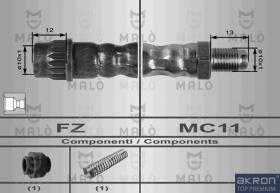 Akron Malò 8547 - T.FRENO ANT.CITROEN ZX  D.91